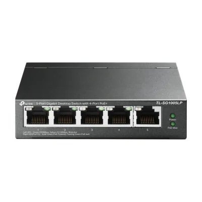 TP-Link TL-SG1005LP, Unmanaged, Gigabit Ethernet (10/100/1000), Power over Ethernet (PoE), Wall mountable