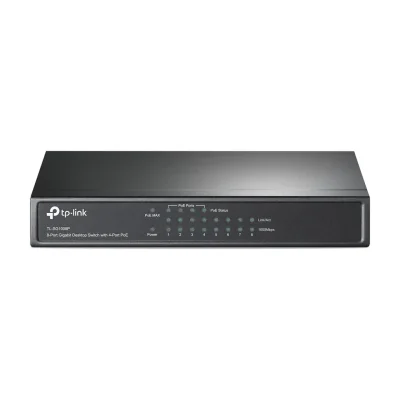 TP-Link TL-SG1008P, Unmanaged, Gigabit Ethernet (10/100/1000), Full duplex, Power over Ethernet (PoE)