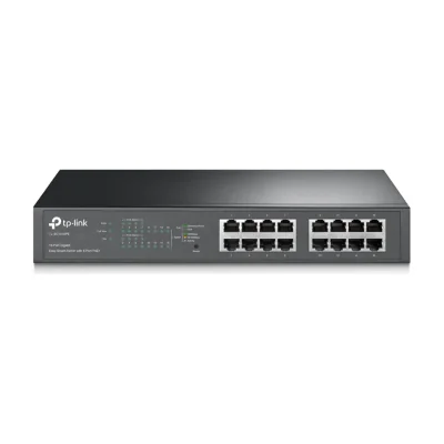 TP-Link TL-SG1016PE, Managed, L2, Gigabit Ethernet (10/100/1000), Full duplex, Power over Ethernet (PoE), Rack mounting