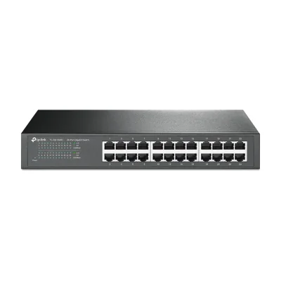 TP-Link TL-SG1024D, Unmanaged, Gigabit Ethernet (10/100/1000), Full duplex, Rack mounting