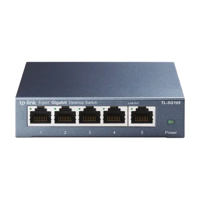 TP-Link TL-SG105, Unmanaged, L2, Gigabit Ethernet (10/100/1000), Full duplex, Wall mountable