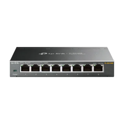 TP-Link TL-SG108E, Managed, L2, Gigabit Ethernet (10/100/1000)