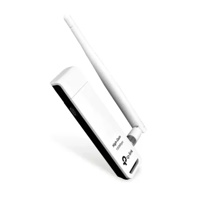 TP-Link TL-WN722N, Wireless, USB, WLAN, Wi-Fi 4 (802.11n), 150 Mbit/s, Black, White