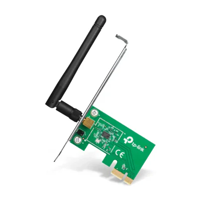 TP-Link TL-WN781ND, Internal, Wireless, PCI Express, WLAN, 150 Mbit/s, Green