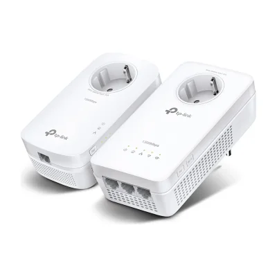 TP-Link TL-WPA8631P KIT, 300 Mbit/s, IEEE 802.11a, IEEE 802.11ac, IEEE 802.11b, IEEE 802.11g, IEEE 802.11n, Type E / F, Gigabit Ethernet, 10,100,1000 Mbit/s, Wi-Fi 5 (802.11ac)