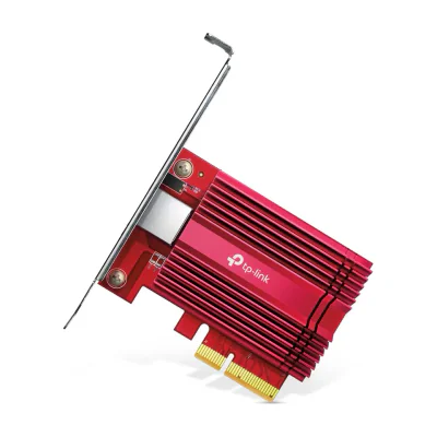 TP-Link TX401, Internal, Wired, PCI Express, Ethernet, 10000 Mbit/s, Red