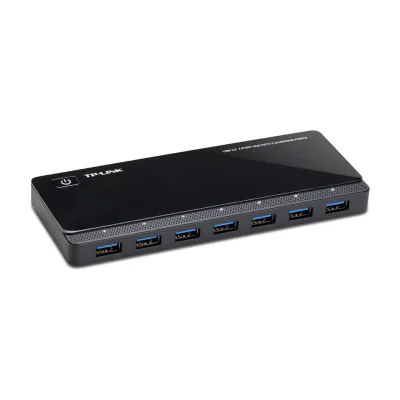 TP-Link UH720, USB 3.2 Gen 1 (3.1 Gen 1) Micro-B, USB 3.2 Gen 1 (3.1 Gen 1) Type-A, 5000 Mbit/s, Black, 1 m, USB