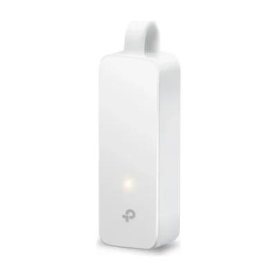 TP-Link USB Type-C to RJ45 Gigabit Ethernet Network Adapter, Wired, USB, Ethernet, 1000 Mbit/s, White
