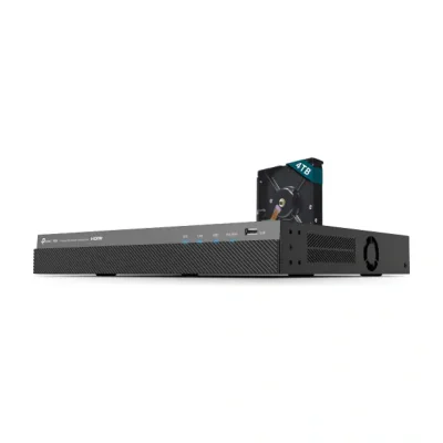 TP-Link VIGI 16 Channel PoE+ Network Video Recorder 4TB, 16 channels, 3840 x 2160 pixels, 16 channels, 720p, 1080p, 2160p, 3840x2160/30Hz, 1920x1080/60Hz, 1680x1050/60Hz, 1440x900/60Hz, 1280x1024/60Hz, 1280x720/60Hz, G.711, G.711 μ-law, G.726