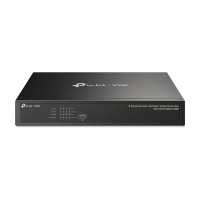 TP-Link VIGI 8 Channel PoE+ Network Video Recorder, 8 channels, 3840 x 2160 pixels, 720p, 1080p, 2160p, 3840x2160,1920x1080, 1680x1050, 1440x900, 1280x1024, 1024x768, 1280x720, 1280x720@60fps, 1920x1080@60fps, 3840x2160@30fps, H.264, H.264+, H.265, H.265+