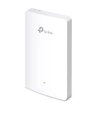 TP-Link Wireless Access Point EAP615-Wall, AX1800 WIFI 6, Dual-Band, Uplink 1× Gigabit Ethernet (RJ-45) Port, Downlink 3× 10/100/1000 Mbps Ethernet Ports, Wireless Standards IEEE 802.11ax/ac/n/g/b/a, 5 GHz: Up to 1201 Mbps, 2.4 GHz: Up to 574 Mbps, 8