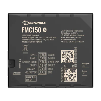 Tracker GPS TELTONIKA FMC150, LTE Cat 1, GNSS, 2x CAN, IP41