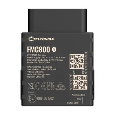 Tracker GPS TELTONIKA FMC800, LTE Cat 1, GNSS, IP41