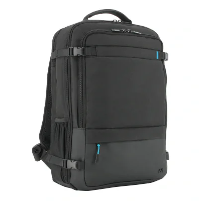 TRENDY 24H BACKPACK 14-16IN/BLACK - 25L - MAIN FABRIC 100 RE