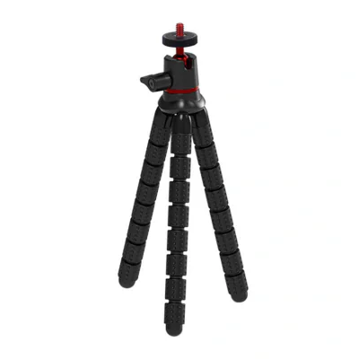 Trepied PULUZ flexibil cu telecomandă pentru telefoane mobile (Apple) și camere sportive (DJI Action, GoPro, Insta360)