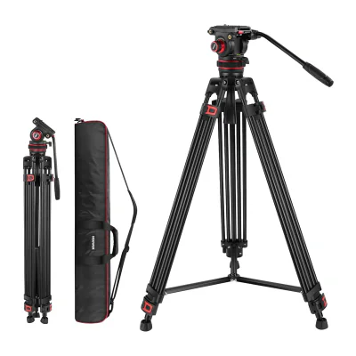 Trepied reglabil Neewer TP75 cu cap cu amortizare hidraulică
