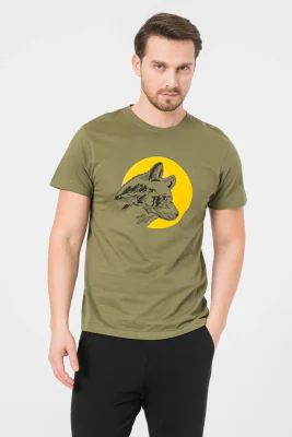 TRICOU CASUAL CIUCAS BARBATI KAKI-S