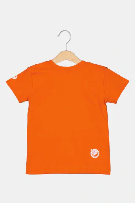 TRICOU  CERB FAMILIE COPII ORANGE-12