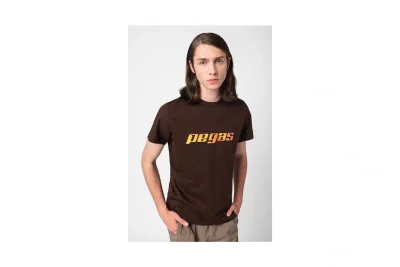 TRICOU  LOGO ORANGE BARBATI   COFFEE-S