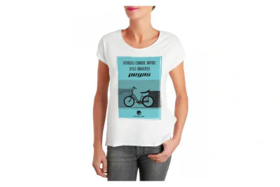 Tricou Pegas femei, model vehicule comode, rapide, utile sanatatii, marime L, culoare verde