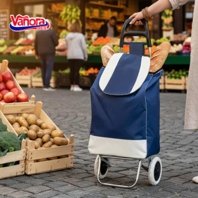 TROLER DE CUMPARATURI SMART,35L,ALBASTRU