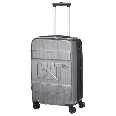 Troller CATERPILLAR Cargo Nested, 45x26x65 cm (Lxlxh), 74L, ABS - gri lucios "CAT-84039-95"