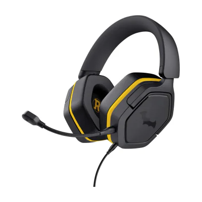Trust 25784, Wired, Gaming, 20 - 20000 Hz, 284 g, Headset, Black, Yellow