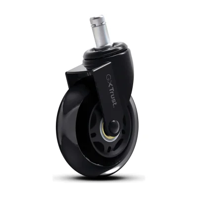 Trust 25804, Caster wheel, Black, Polypropylene (PP), Polyurethane (PU), 225 g, 5 pc(s)