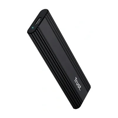 Trust 25806, SSD enclosure, M.2, 10 Gbit/s, USB connectivity, Black