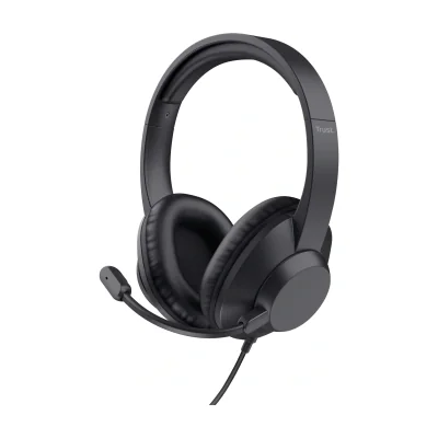 Trust Ayda Max USB, Wired, 20 - 20000 Hz, Office/Call center, 167 g, Headset, Black