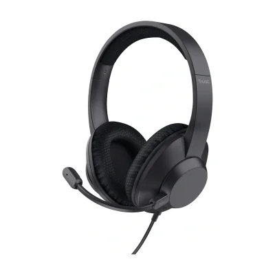 Trust Ayda Max, Wired, Calls/Music, 20 - 20000 Hz, Headset, Black