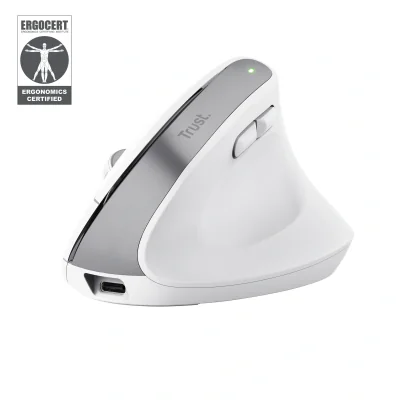 Mouse Wireless Trust Bayo+, 2400 DPI, Negru