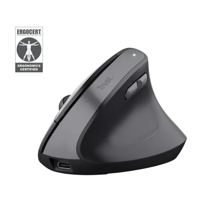 Trust Bayo II, Right-hand, Optical, RF Wireless, 2400 DPI, Black