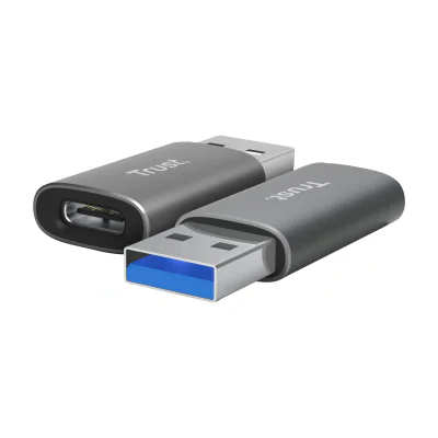 Trust Calyx, USB Type-C, USB Type-A, Grey