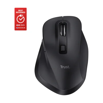 Trust Fyda, Right-hand, Optical, RF Wireless + Bluetooth, 2400 DPI, Black