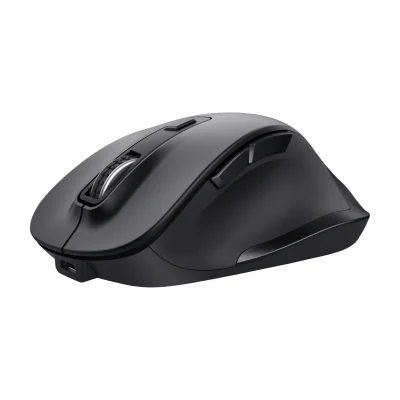 Trust Fyda Wireless mouse, Right-hand, Optical, RF Wireless + USB Type-A, 2400 DPI, Black