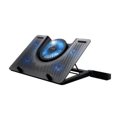 Trust GXT 1125 Quno, Laptop stand, Black, Aluminium, 43.2 cm (17"), 5 pc(s), 5 cm