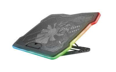 Stand racire Laptop Trust GXT 1126 Aura Multicolour-illuminated, negru