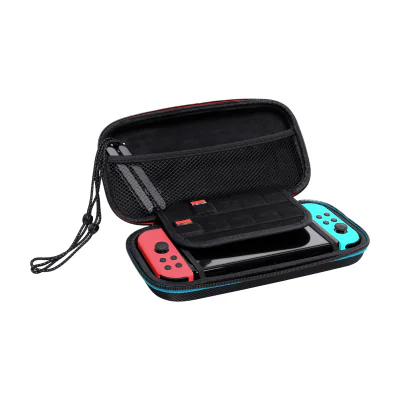 Trust GXT 1248, Hardshell case, Nintendo, Black, Nintendo Switch, Nintendo Switch Lite, Nintendo Switch OLED, Shock resistant, Zipper