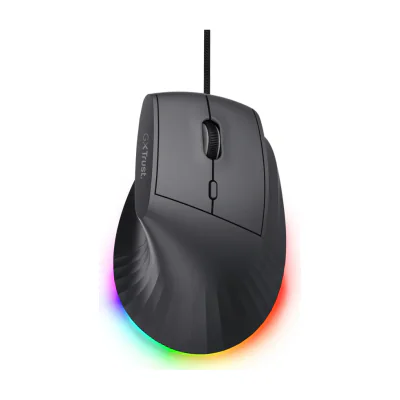 Trust GXT 145 Rexxa, Right-hand, USB Type-A, 12800 DPI, Black