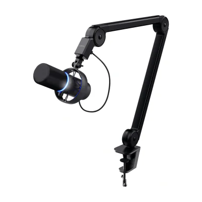 Trust GXT 255+ Onyx, PC microphone, 30 - 18000 Hz, 24 bit, 96 kHz, 130 dB, Cardioid