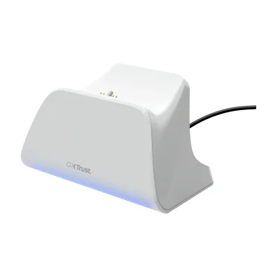 Trust GXT 255W, PlayStation 5, Charging stand, White, ABS, 1 m, USB Type-A to USB Type-C