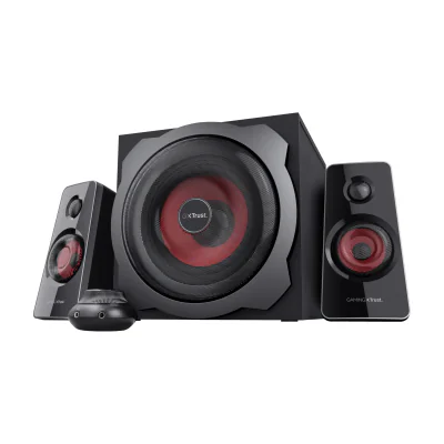 Trust GXT 38 2.1, 2.1 channels, 60 W, Universal, Black, 120 W, 1.4 m