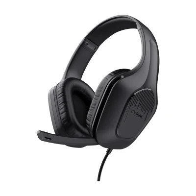 Trust GXT 415 Zirox, Wired, Gaming, 20 - 20000 Hz, 253 g, Headset, Black
