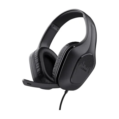 Trust GXT 417 Zirox, Wired, Gaming, 20 - 20000 Hz, 237 g, Headset, Black