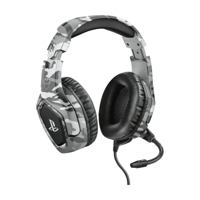 Trust GXT 488 Forze PS4, Wired, Gaming, 20 - 20000 Hz, 300 g, Headset, Black, Grey