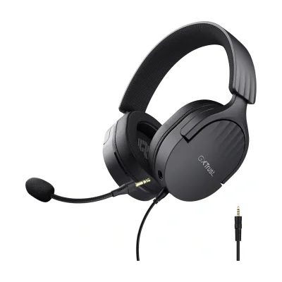 Trust GXT 489 FAYZO, Wired, Gaming, 20 - 20000 Hz, 256 g, Headset, Black