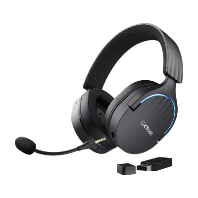 Trust GXT 491 Fayzo, Wired & Wireless, 20 - 20000 Hz, Gaming, 290 g, Headset, Black