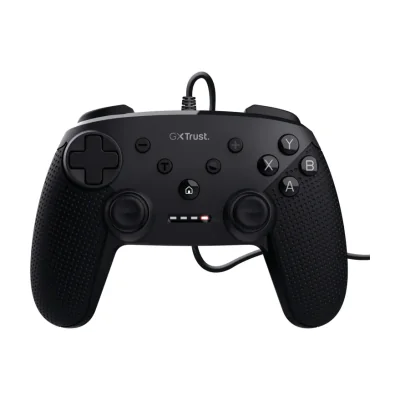 Trust GXT 541 MUTA, Joystick, PC, D-pad, Directional buttons, Select button, Start button, Turbo button, Analogue / Digital, Wired, USB 2.0