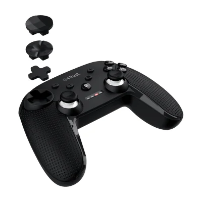 Trust GXT 542 MUTA, Joystick, Android, Nintendo Switch, PC, Tablet PC, iOS, D-pad, Directional buttons, Select button, Start button, Turbo button, Analogue / Digital, Wired & Wireless, Bluetooth/RF/USB